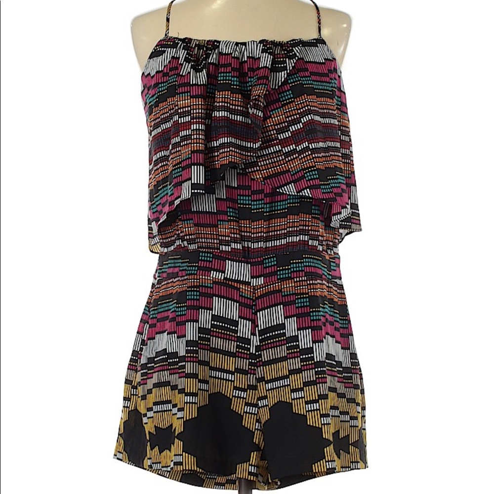 Bebe Multicolor Romper 8